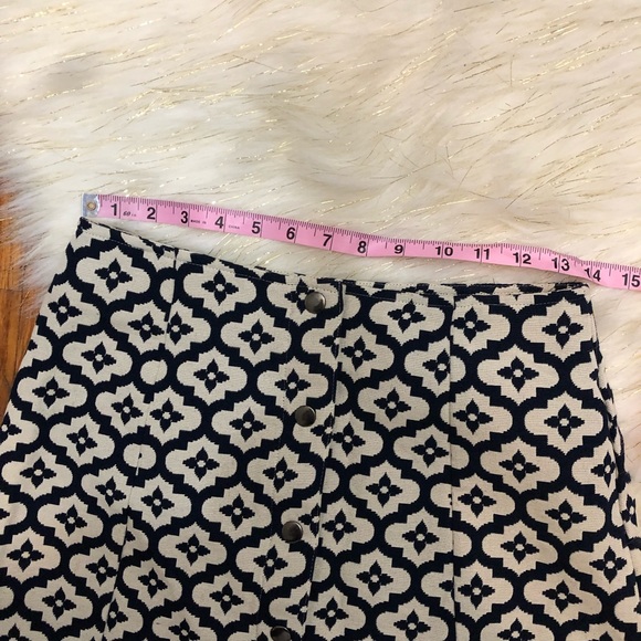NWOT [ TopShop ] Jacquard Print A-Line Skirt - Picture 3 of 8